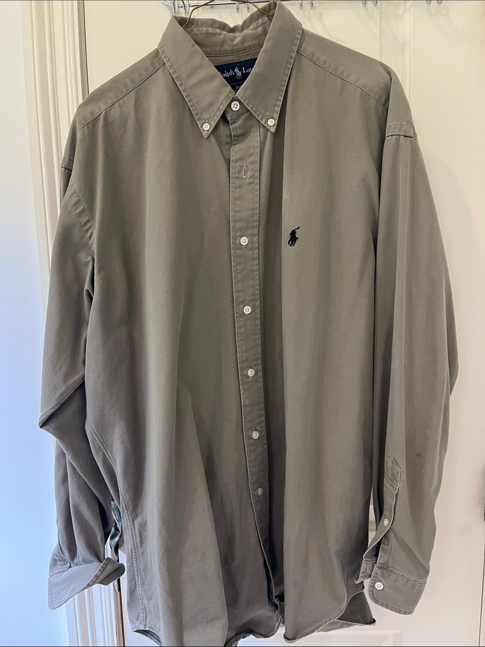 Polo by Ralph Lauren Men's Button-Down Shirt in Olive